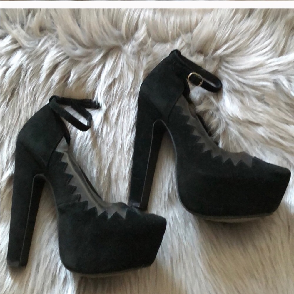 Jeffrey Campbell Platform Suede Heel
